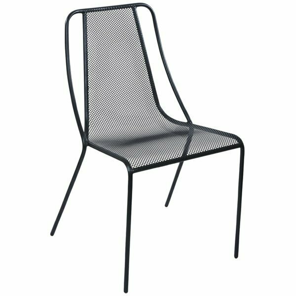 Bfm Seating Kingston Black Stackable Steel Side Chair 163SU1600CBL